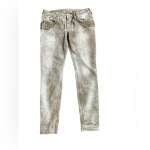Robin's Jean Women's Silver Skinny Jeans